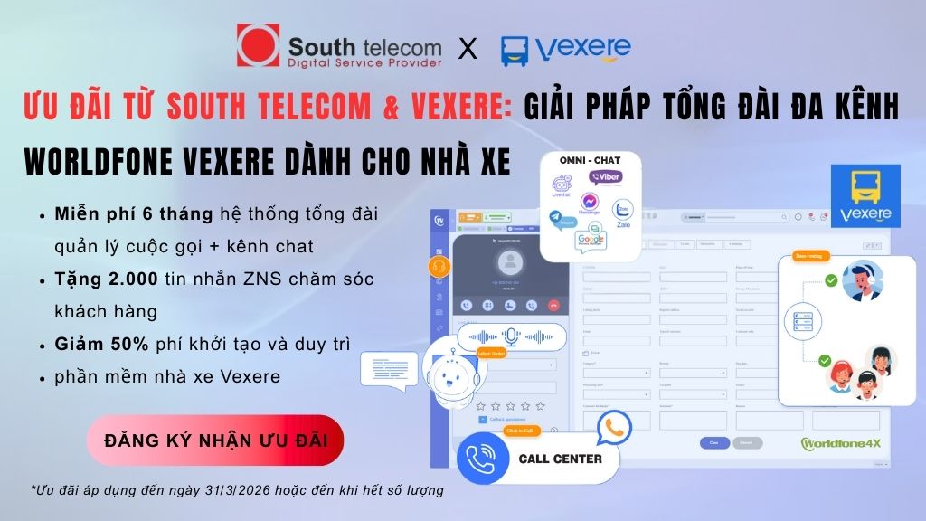 South Telecom & Vexere: 